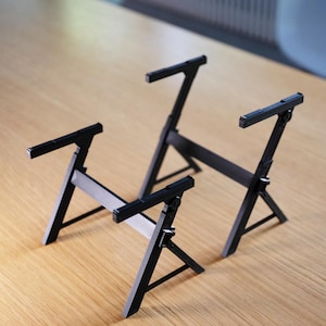 Miniature Synthesizer Stand: 3D Printed PLA, 1/6 Scale