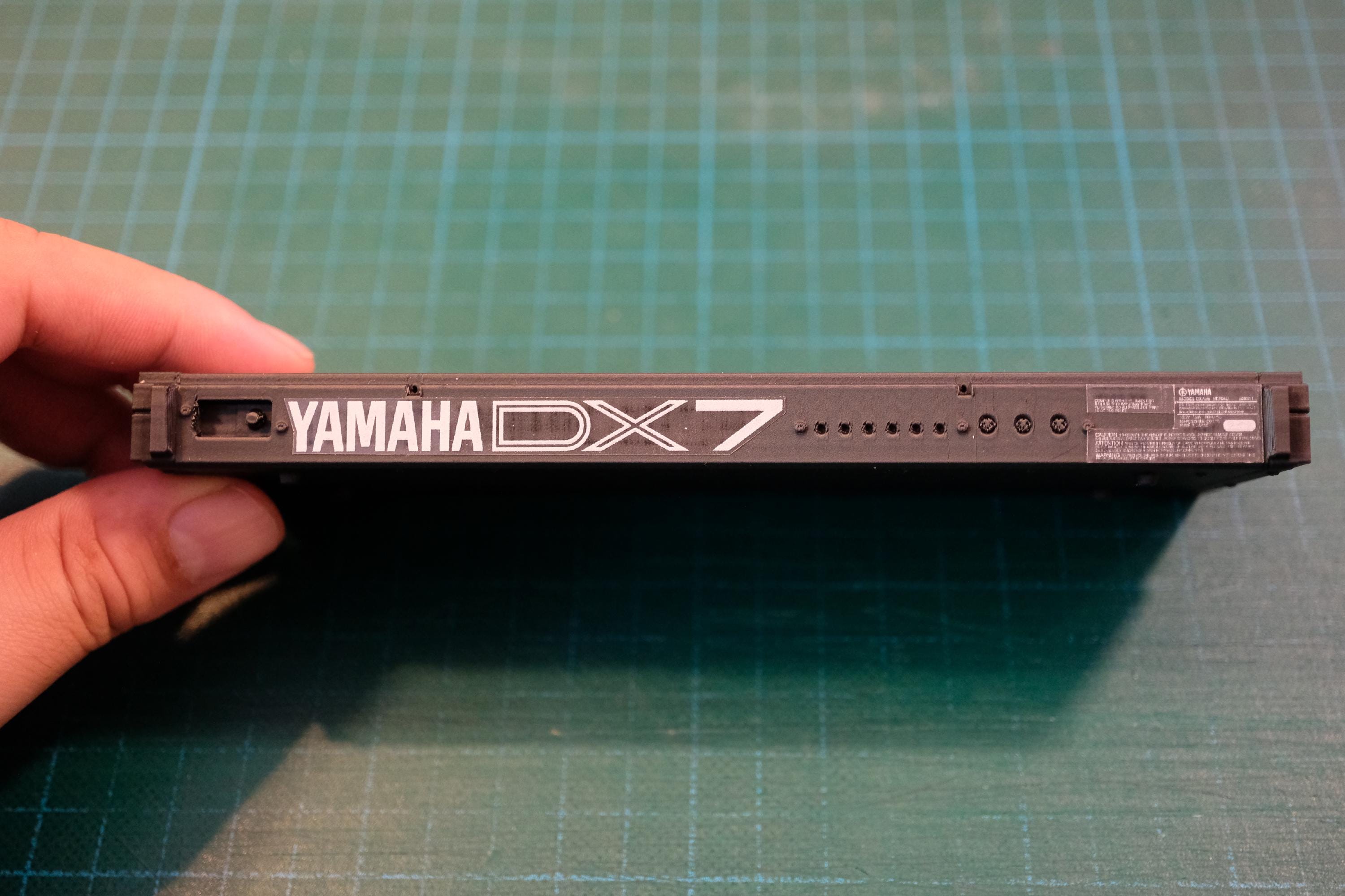 Miniature Yamaha DX7 II FD Synthesizer: 1/6 Scale Collectible With