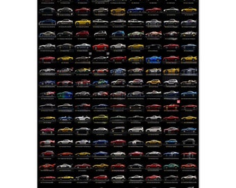 Autoscalestudio Mini-z Collection Poster 2024 (premium halfglanzend papier)