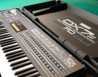 Miniature Yamaha DX7 II FD Synthesizer: 1/6 Scale Collectible With