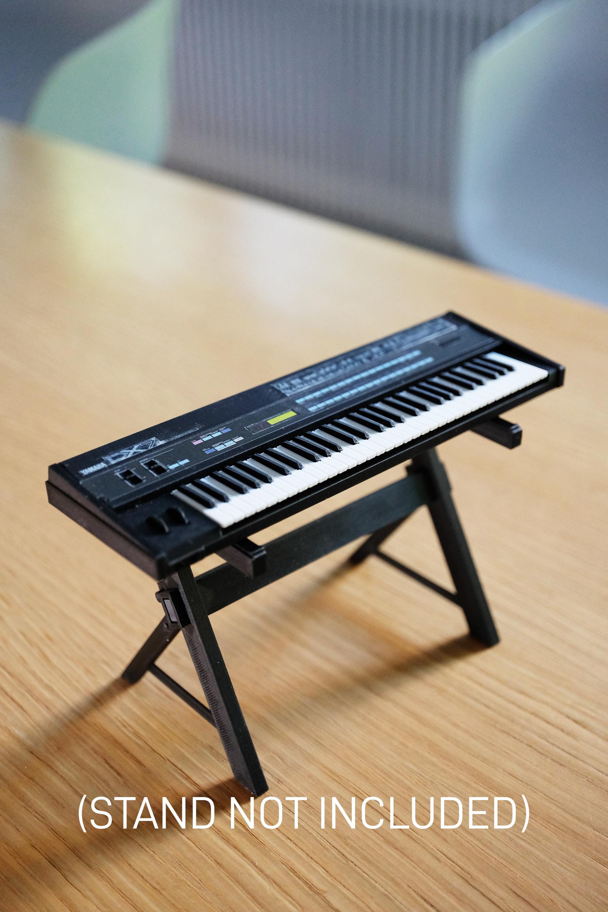 Miniature Yamaha DX7 FM Synthesizer: 1/6 Scale Collectible With