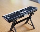 Miniature Yamaha DX7 II FD Synthesizer: 1/6 Scale Collectible with
