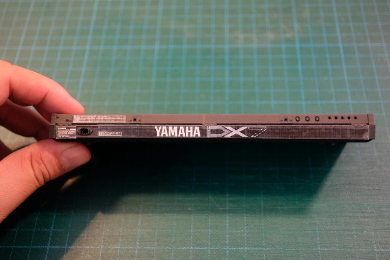 Dx7 Module Miniature Yamaha DX7 FM Synthesizer: 1/6 Scale Collectible With ...