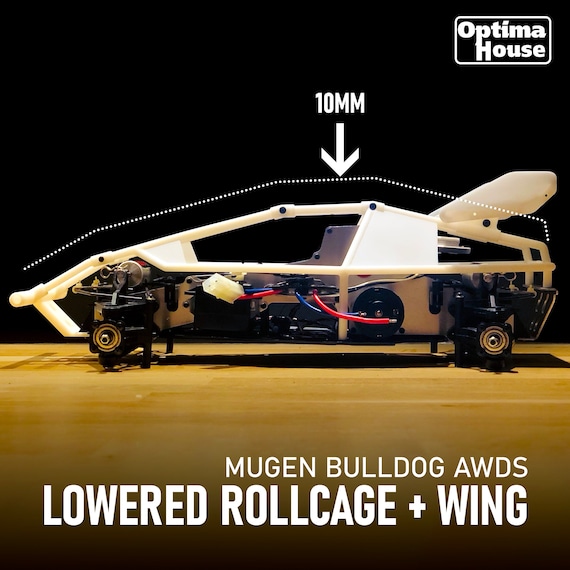 無限ブルドック MUGEN BULLDOG AWDS タフレジン製レプリカボディ MUGEN BULLDOG AWDS Rollcage Pipeframe Body Replica (3D Printed) - Etsy