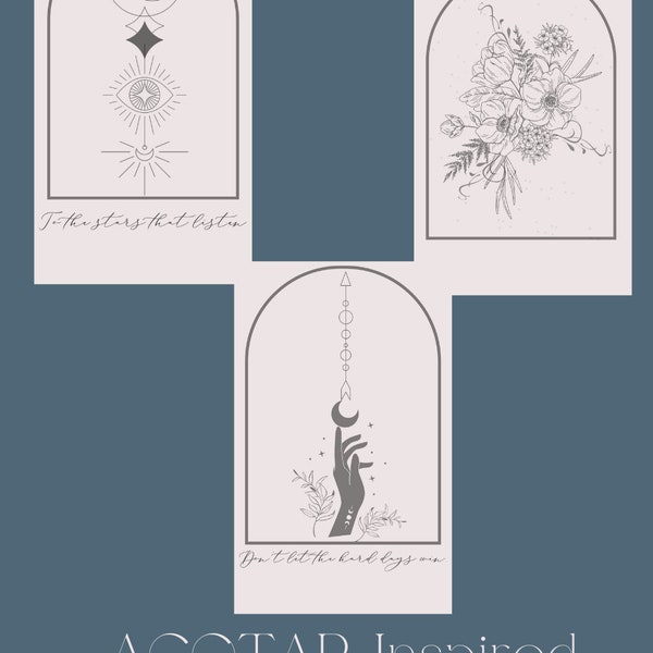 ACOTAR Inspired Phone / Tablet Backgrounds