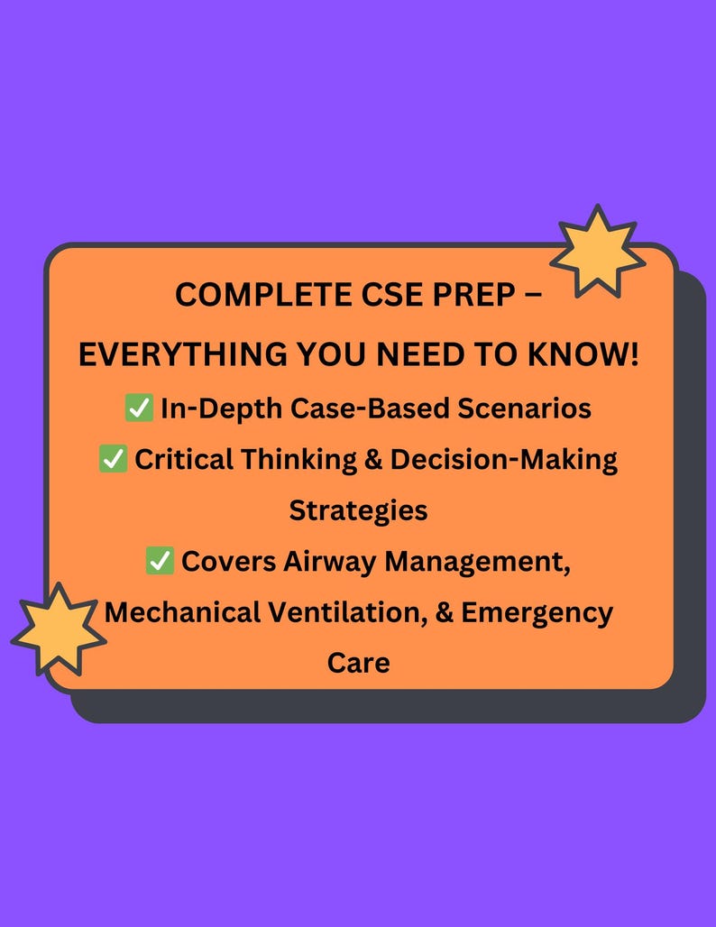 NBRC CSE Exam Study Guide – Clinical Simulation Prep (digital Download ...