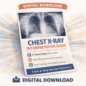 Chest X-Ray Interpretation Guide | Respiratory Therapy Cheat Sheet (Digital Download)