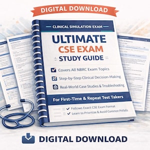 NBRC CSE Exam Study Guide – Clinical Simulation Prep (Digital Download)