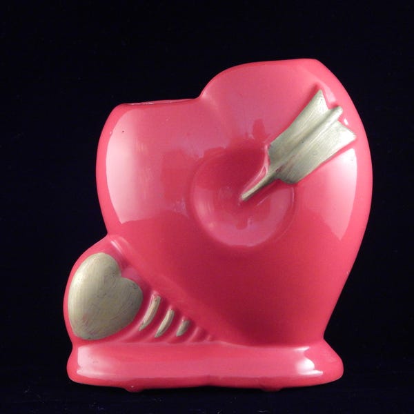 Vintage Japan Valentine Heart Planter