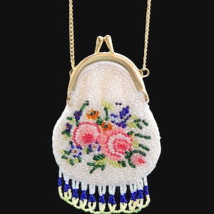Vintage Miniature Beaded Purse/Coin Purse