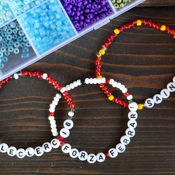 Ferrari F1 Team Bracelets | Ferrari F1 Friendship Bracelets