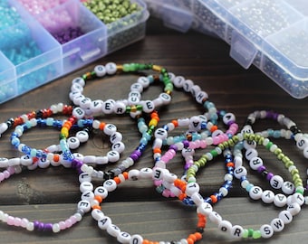 Bracelets d'amitié personnalisés | Bracelets de perles personnalisés