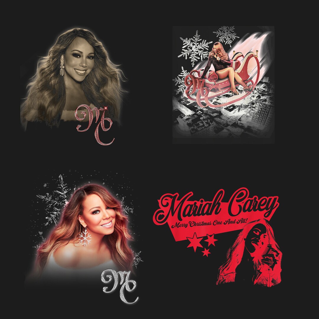 Mariah Carey Png Designs Mariah Carey Merry Christmas One and - Etsy