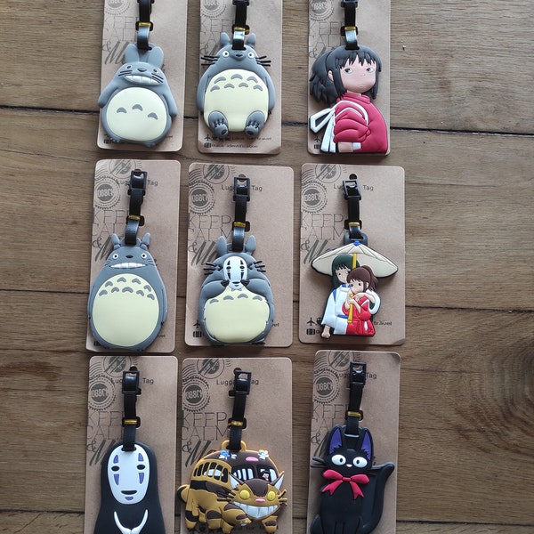 Étiquette de bagage Ghibli Totoro Miyazaki luggage tag