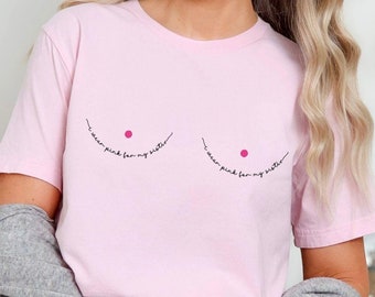 I Wear Pink for Custom Shirt, Personalize Family Breast Cancer Shirt, Cancer Awareness Shirt, Pink Ribbon Shirt, Breast Cancer Support Gift