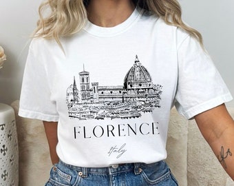 Florence Shirt, Comfort Colors Shirt, Florence Tshirt, Italy Shirt, Vacation Gift Shirt, Florence Italy Travel Shirt, Florence Vacation Gift