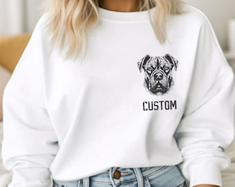 Spersonalizowana bluza Cane Corso, spersonalizowana bluza Cane Corso, bluza dla mamy Cane Corso, bluza dla taty Cane Corso, prezent dla psa Cane Corso