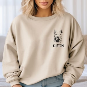 Personalized Dogo Argentino Sweatshirt, Custom Dogo Argentino Sweatshirt, Custom Dogo Argentino Lover Gift, Personalized Dogo Argentino Tee