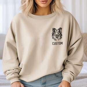 Sudadera personalizada de Shetland Shepdog, sudadera personalizada de Shetland Shepdog, camisa de mamá Shetland Shepdog, regalo personalizado de amante de Shetland Shepdog