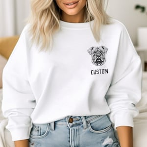 Personalized Bullmastiff Sweatshirt, Custom Bullmastiff Sweatshirt, Bullmastiff Mom Sweatshirt, Bullmastiff Dad Sweatshirt, Bullmastiff Gift