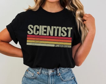 Scientist Shirt, Retro Comfort Colors Scientist T-shirt, Science Tee, Birthday Gift for Scientist, Science Teacher Shirt, Stem Student Shirt