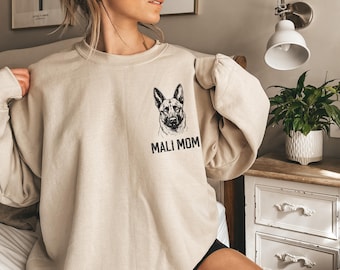 Malinois Mom Sweatshirt, Belgian Malinois Mom, Dog Lover Sweatshirt, Maligator Mom Shirt, Belgian Malinois Sweatshirt, Dog Mom Sweatshirt