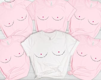 I Wear Pink for Custom Shirt, Personalize Family Breast Cancer Shirt, Cancer Awareness Shirt, Pink Ribbon Shirt, Breast Cancer Support Gift