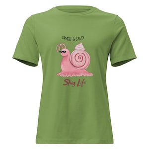 Slug Life T-Shirt: Women's Relaxed Fit Snail Tee