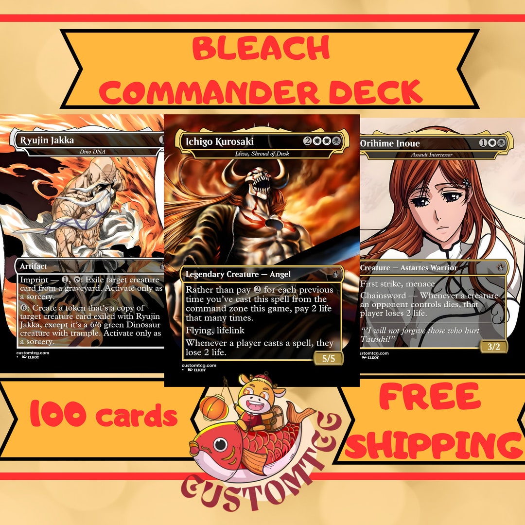 Bleach Commander Deck Ichigo as Liesa, Shroud of Dusk an Epic Adventure in the World of Souls