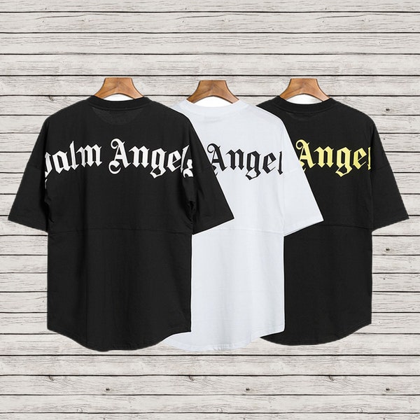 Vintage Palm Angels T-Shirt, Fashion Brand Palm Angels Shirt, Decapitated Bear Oversized Unisex Short Sleeves, Cotton Palm Angels Tee PA025E