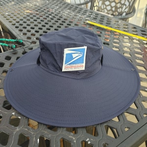 Sombrero de pescador de ala extra ancha de cartero de USPS, nuevo, tamaño pequeño