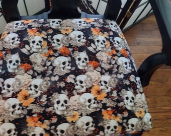 Up cycled vintage Day of the Dead Chair.