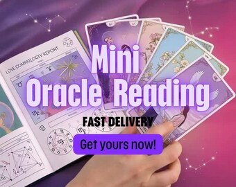 Mini lecture d'oracle | Aperçu instantané Oracle | Rapide et précis - Livraison en 24 heures | TÉLÉCHARGEMENT NUMÉRIQUE