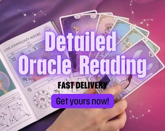 Lecture Oracle détaillée | Aperçu instantané Oracle | Rapide et précis - Livraison en 72 heures | TÉLÉCHARGEMENT NUMÉRIQUE