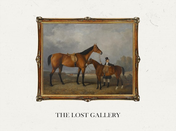 English Equestrian Art | Traditional Wall Decor | Printable Vintage Art
