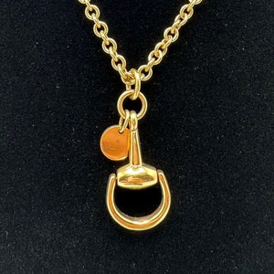 Gucci horseshoe necklace best sale