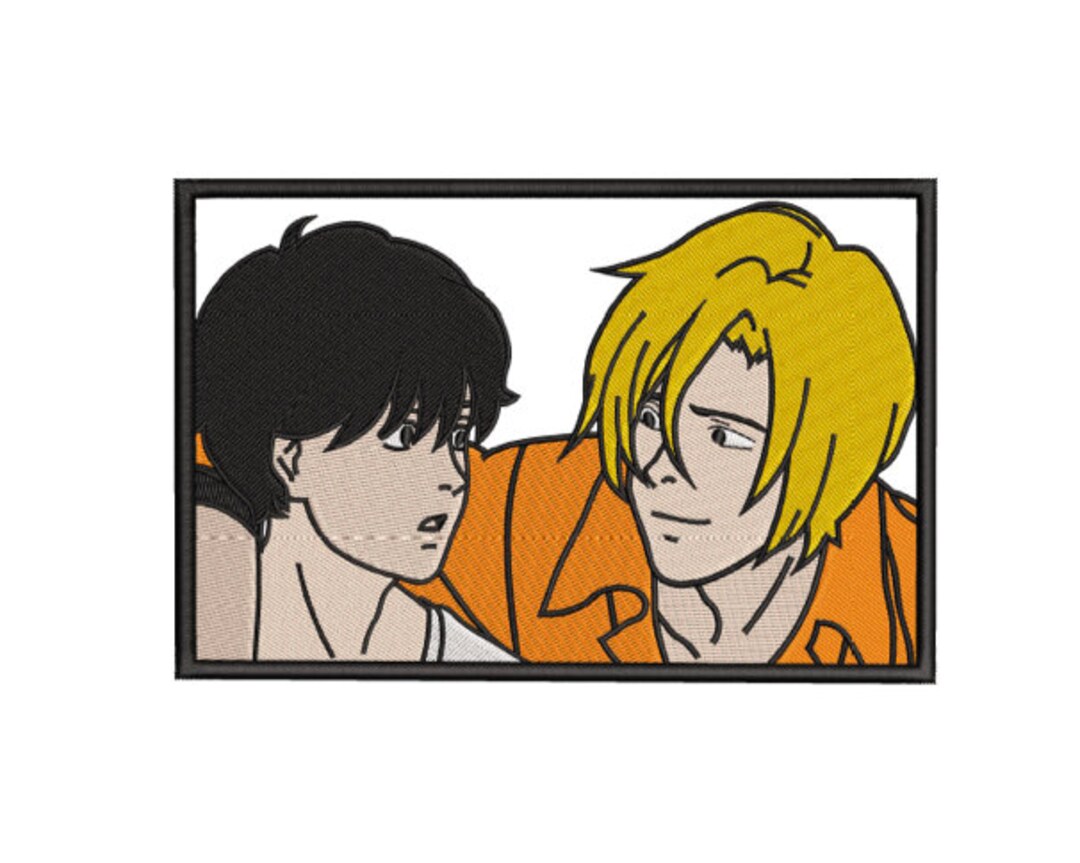 Banana Fish Ash X Eiji Anime DIGITAL EMBROIDERY File .PES - Etsy