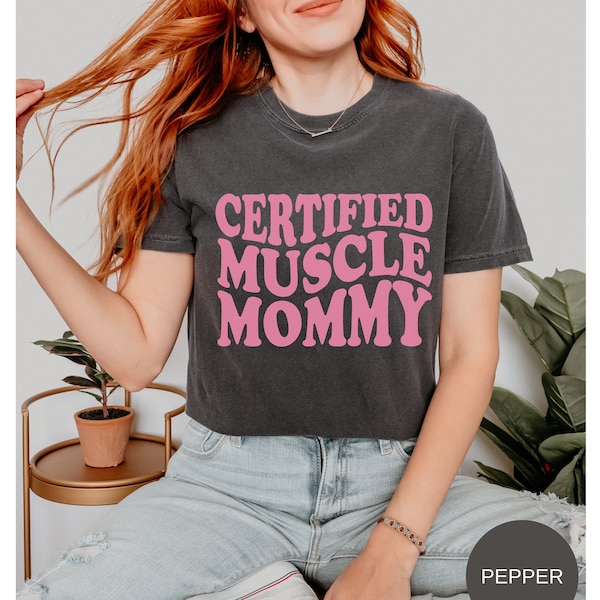 Zertifiziertes Muskel Mama Pump Cover T-Shirt Ermächtigendes Fitnessstudio Grafik-T-Shirt für Frauen