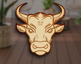 Fichier de coupe SVG de vache, Design & contour, Glowforge, Découpe au laser, Machines à graver, Cricut, Téléchargement instantané, Fichier numérique