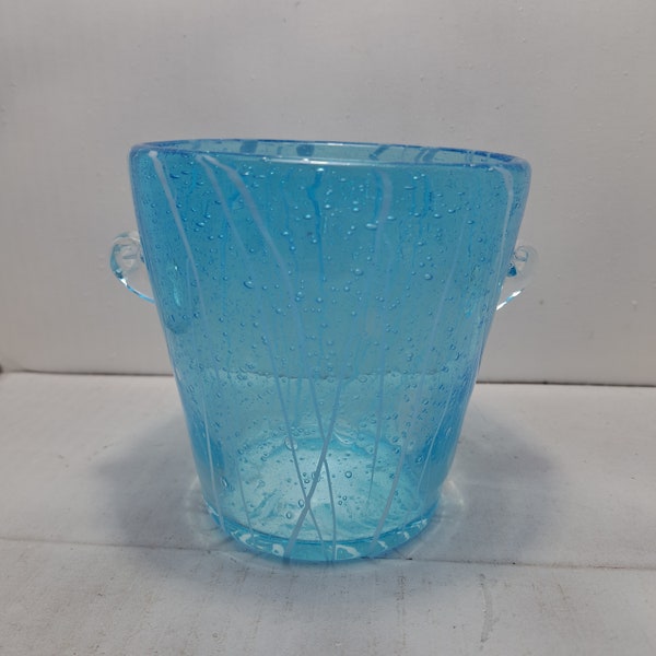 Murano Glass Ice Bucket by Venini for Disaronno of Italy