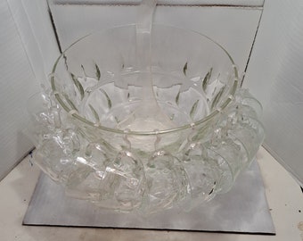 Hazelware 24pc. Reflection Punch Bowl Set