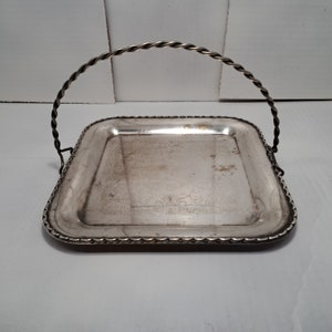 Segerstrom & Svensson Silver Plated Wine Tray With Handle