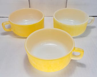 Anchor Hocking Fire King Soup Mugs