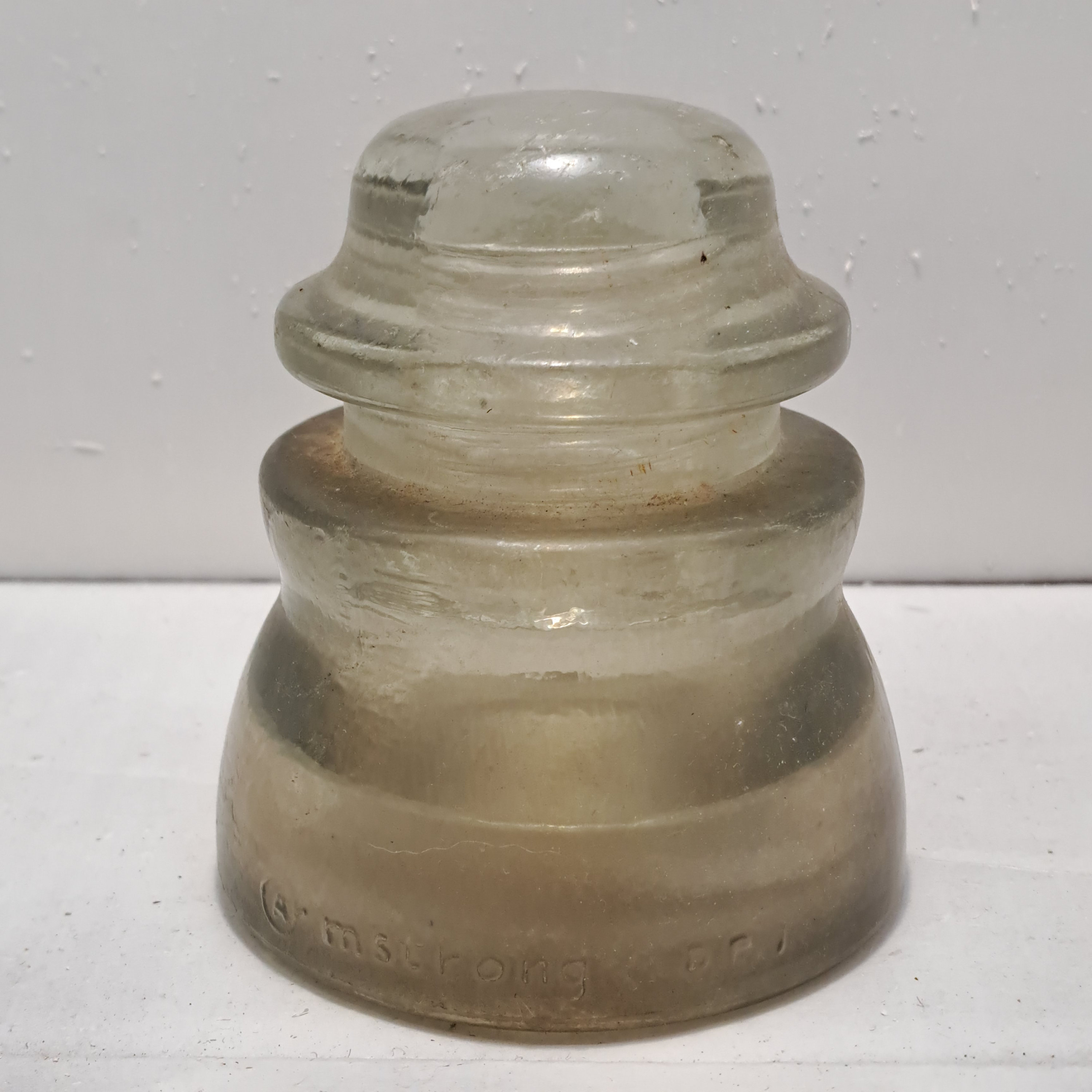 Armstrong Glass Wire Insulator Etsy