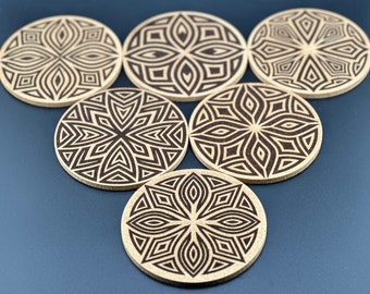 Set of 6 Cork Coasters