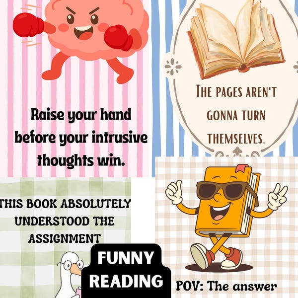 Funny Reading Classroom Posters