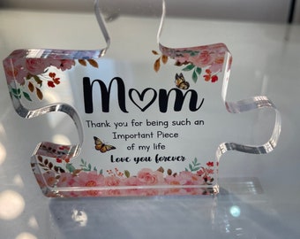 Mum Resin Jigsaw Ornament|| Mother’s Day Gift