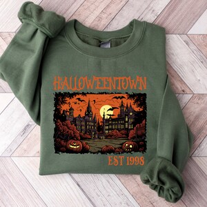 Halloweentown Est 1998 Sweatshirt, Halloweentown University, Retro Halloweentown Sweatshirt, Fall Sweatshirt, Vintage Halloween Sweatshirt