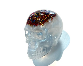 Epoxy Resin Skull Shift Knob