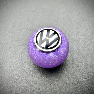 V W 2&#39;&#39; Round Purple Shift Knob